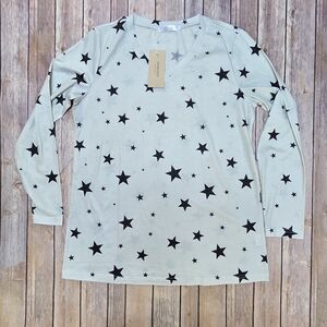 Star Pattern Long Sleeve Shirt